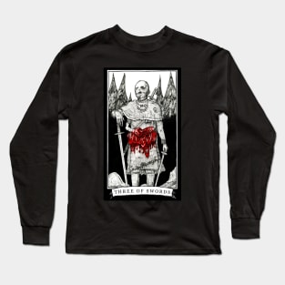 The Three of Swords - The Tarot Restless Long Sleeve T-Shirt